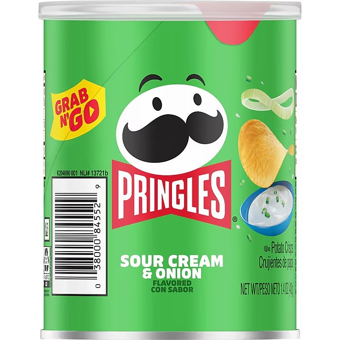 Pringles Small Sour Cream & Onion 12Pk