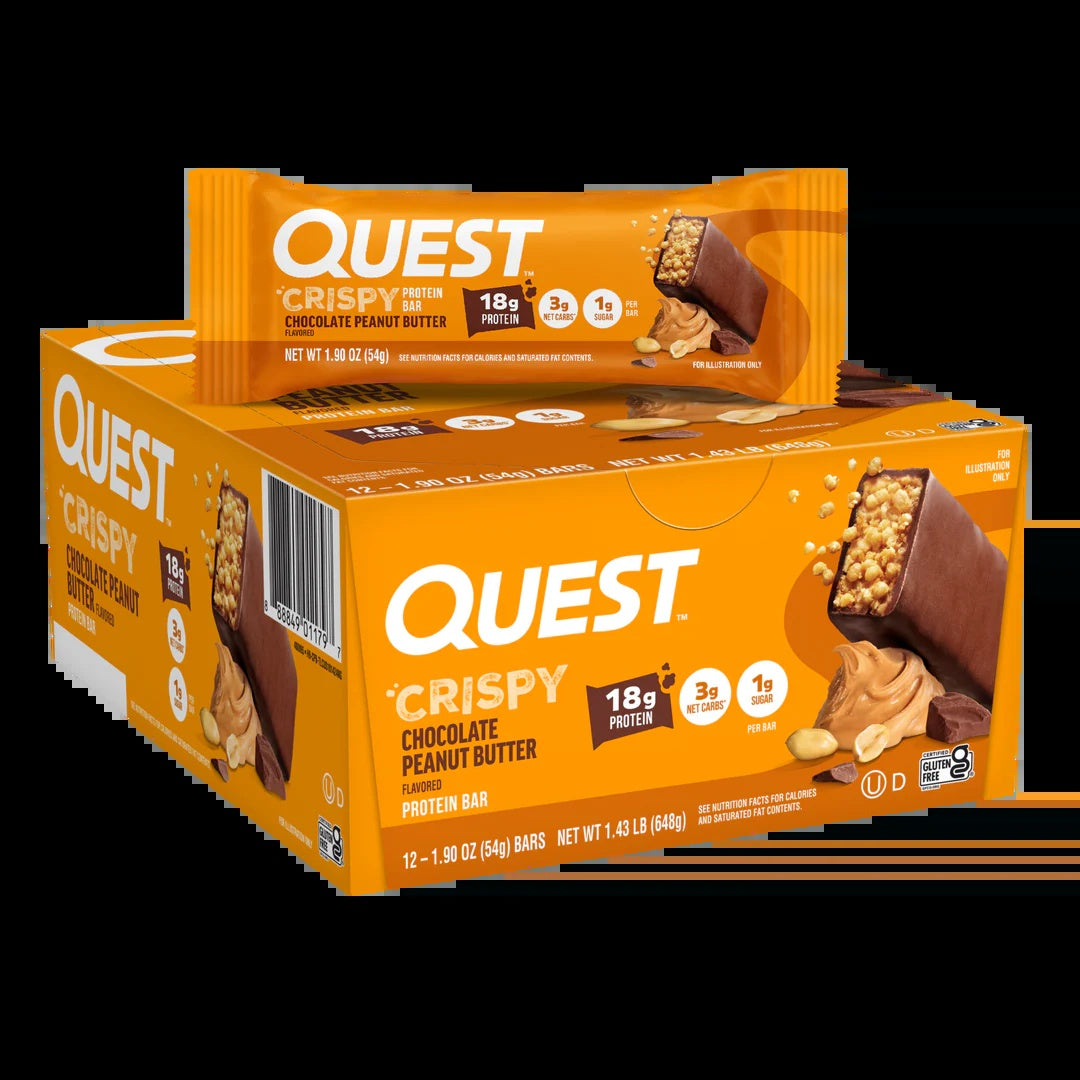 Quest Crispy Bar Chocolate Peanut Butter 12Pk