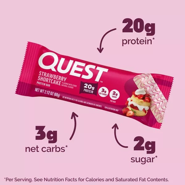 Quest Crispy Peanut Buter Jelly 12Pk