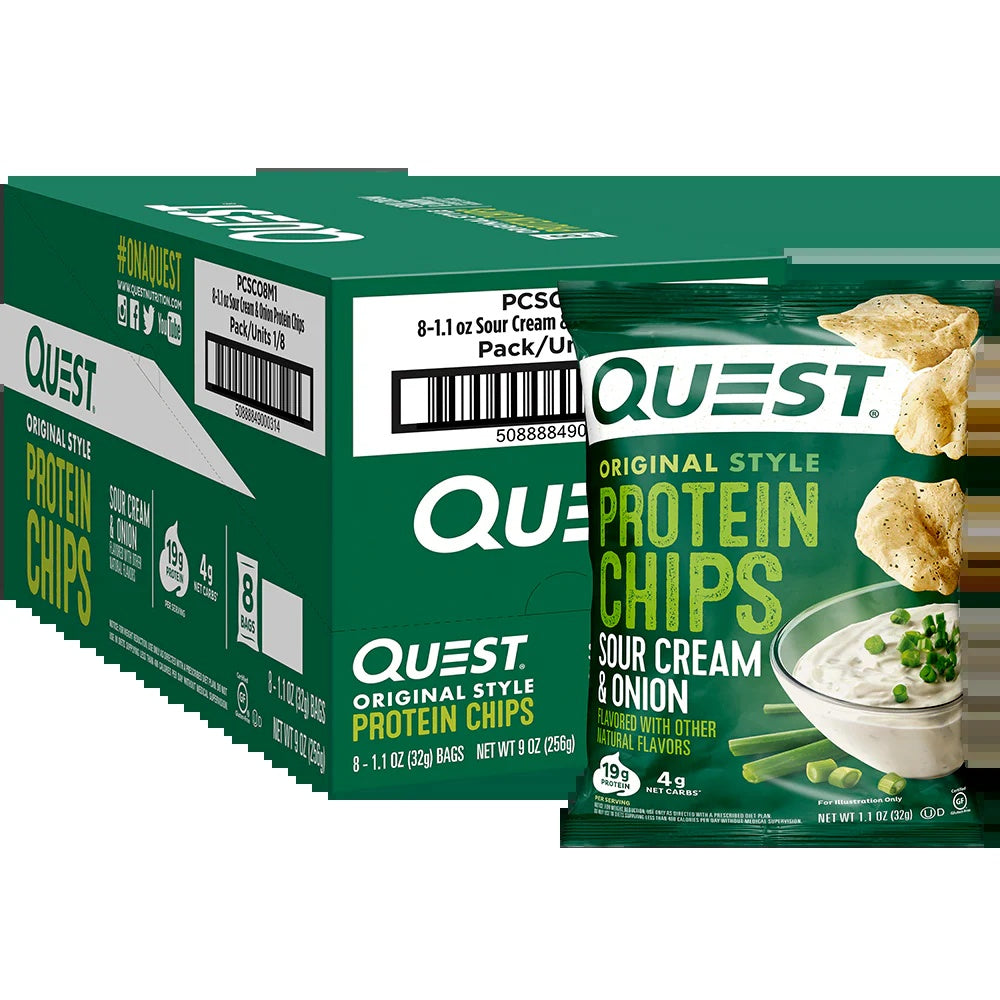 Quest Tortilla Chips Our & Onion 8Pk
