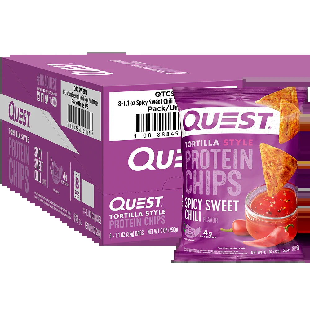 Quest Tortilla Chips Sweet Chili 8Pk