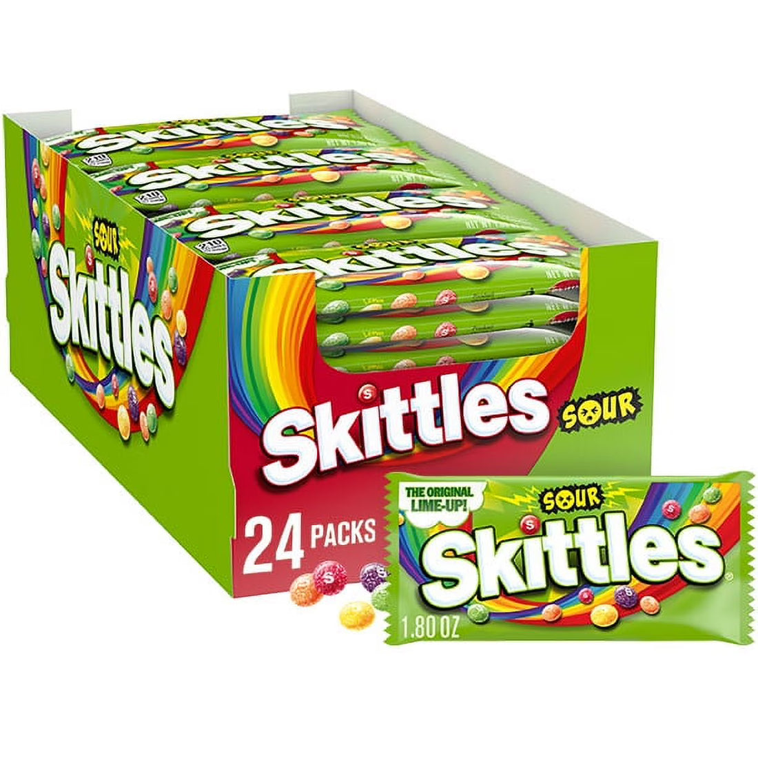 Skittles Sour Orig Single 24Pk