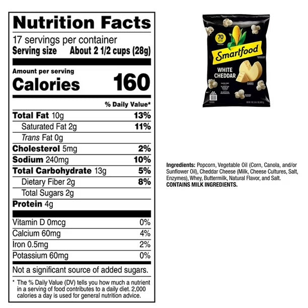 Smart Food Popcorn 24Pk