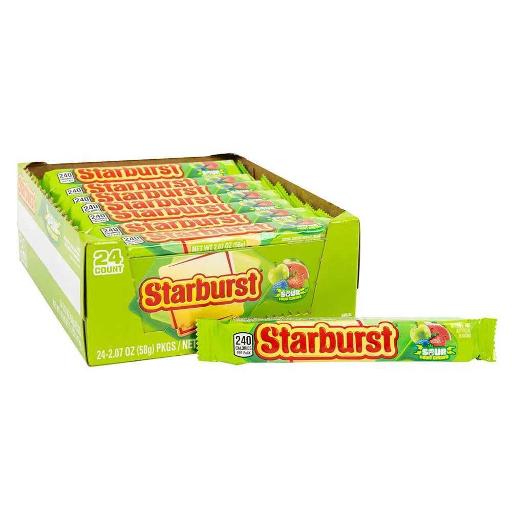 Starburst Sour Fruits Singles 2.07Oz 24Pk